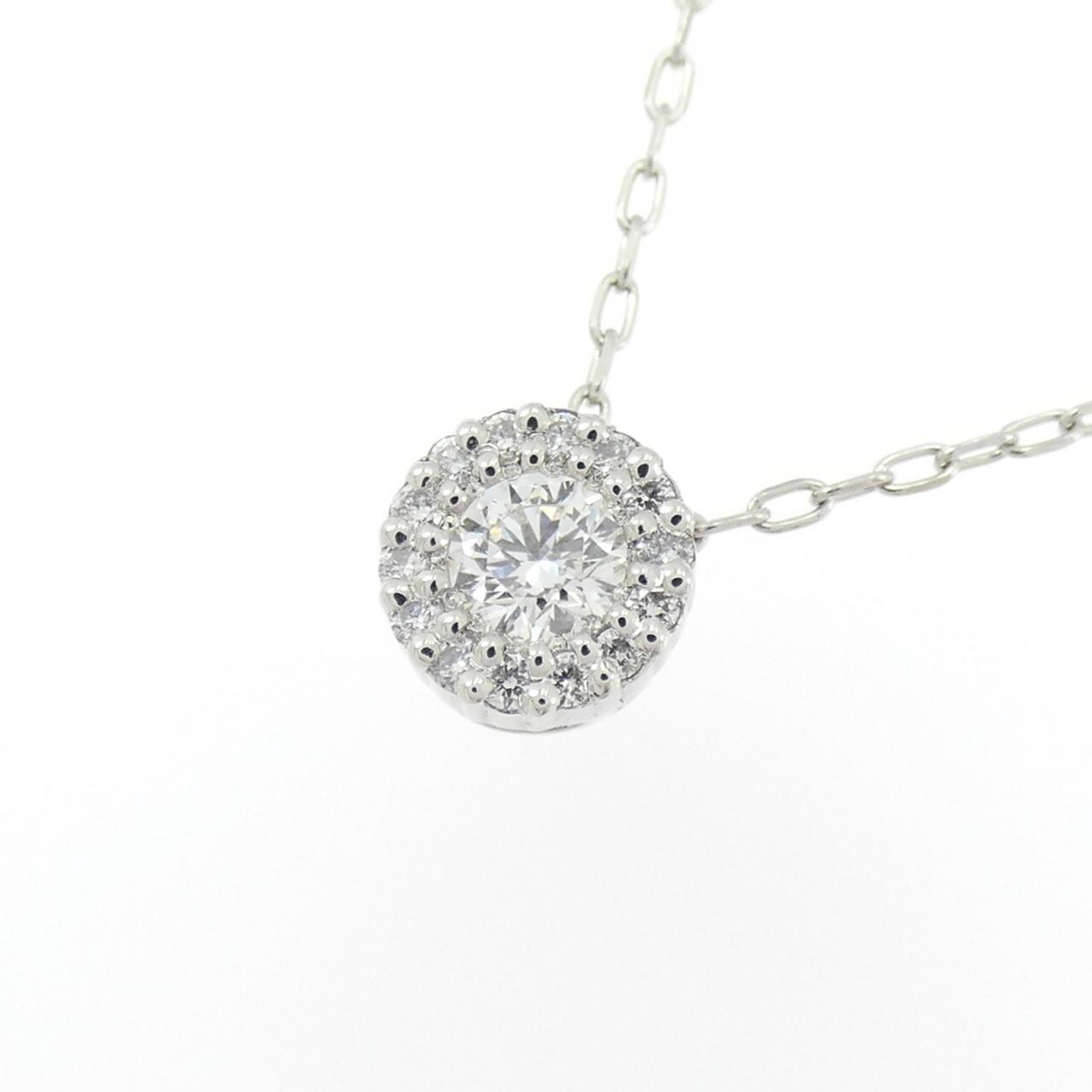 PT900/PT850 ダイヤモンド ネックレス 0.15CT