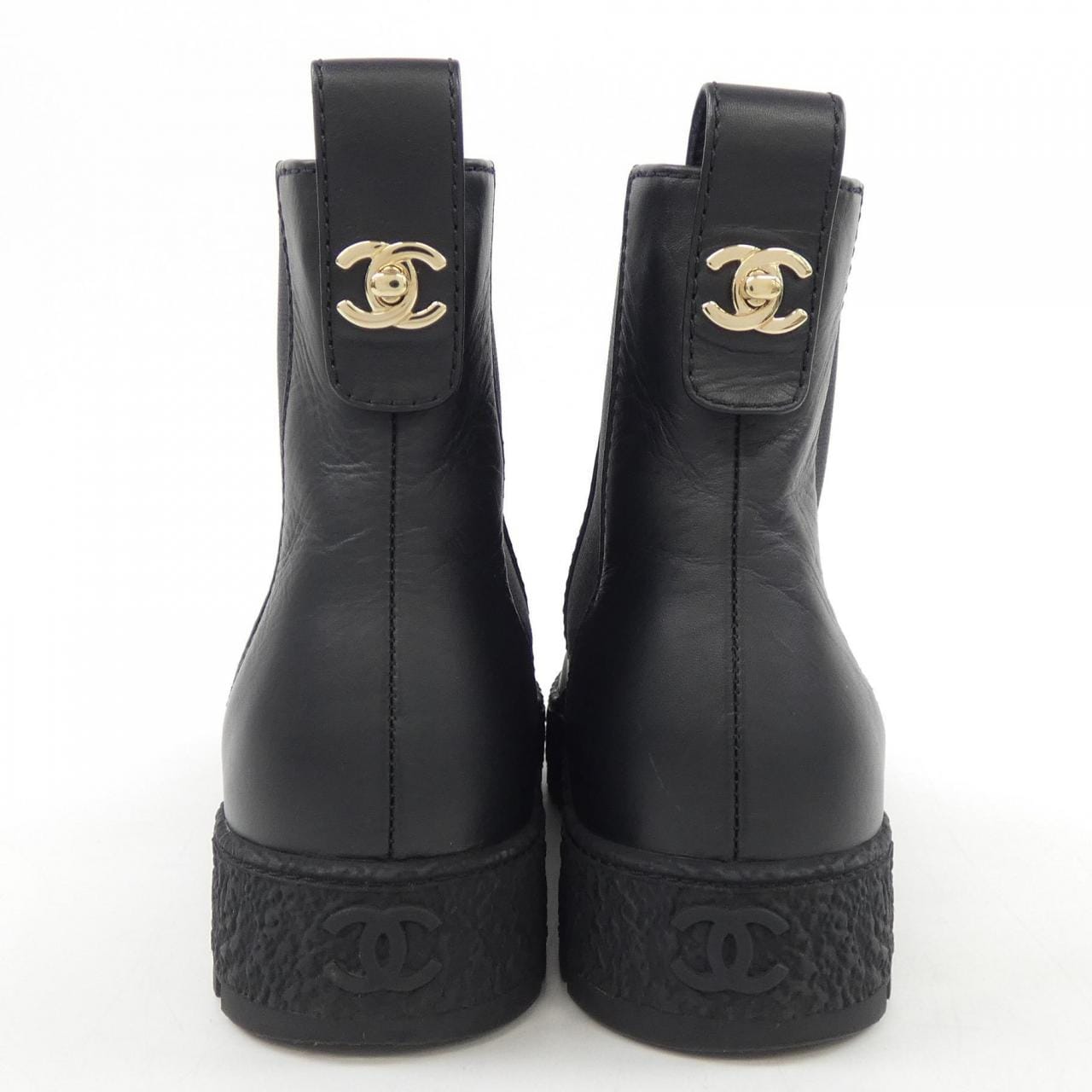 シャネル CHANEL アンクルブーツ ターンロック G37927X56283 ブーツ