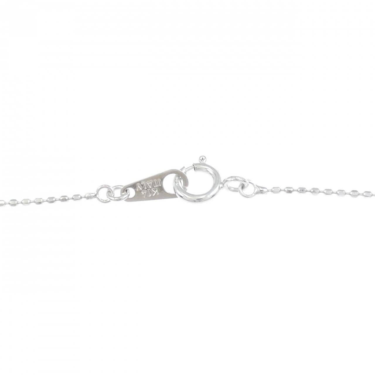 K14WG ダイヤモンド ネックレス 0.20CT