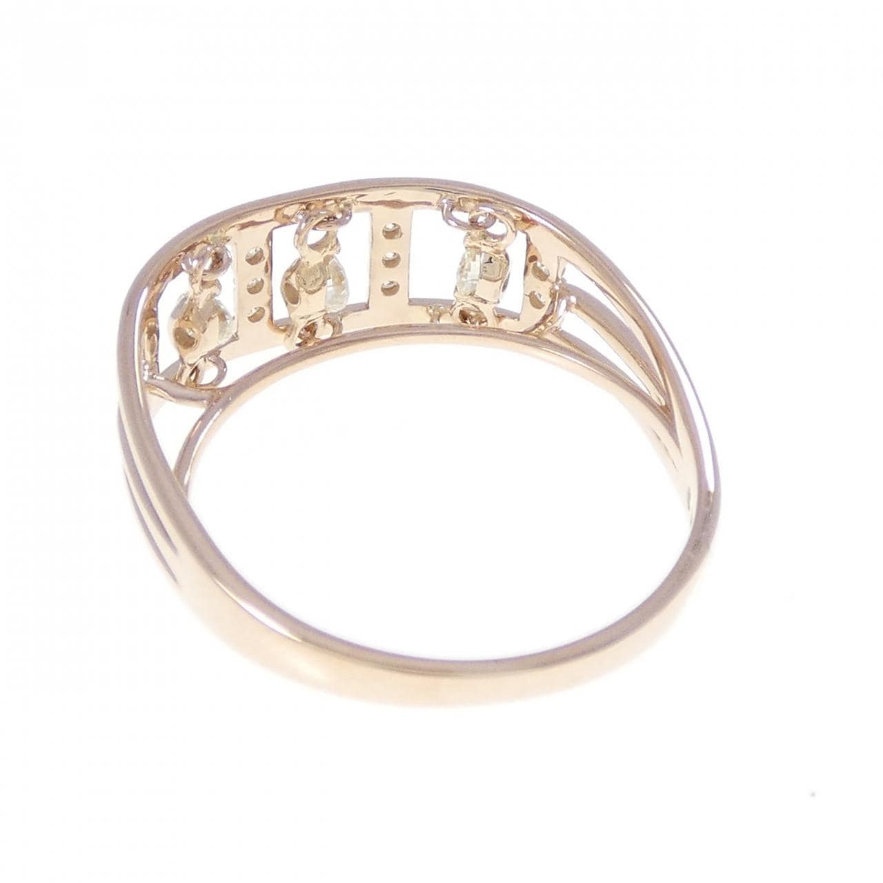 K18PG ダイヤモンド リング