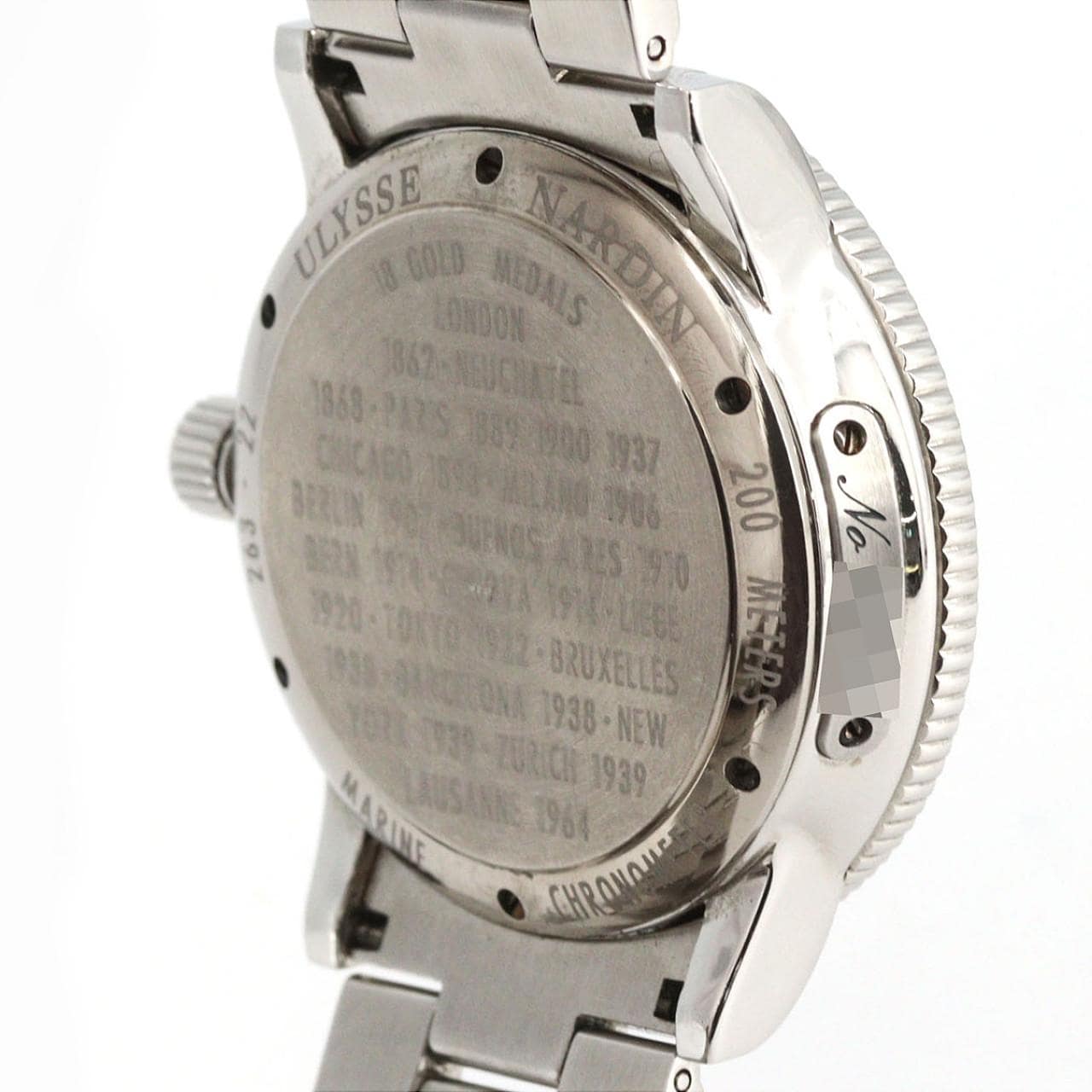 【ノーメンテナンス還元価格】ユリス･ナルダン マリンクロノメーター1846 263-22 SS 自動巻