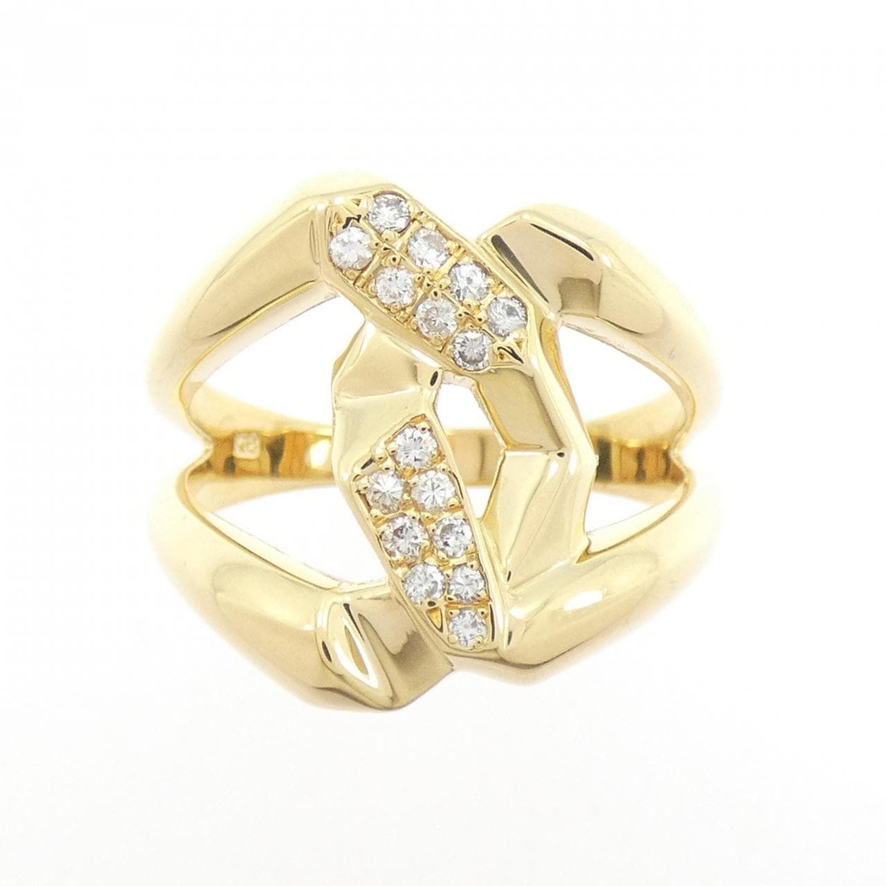 K18YG ダイヤモンド リング 0.21CT