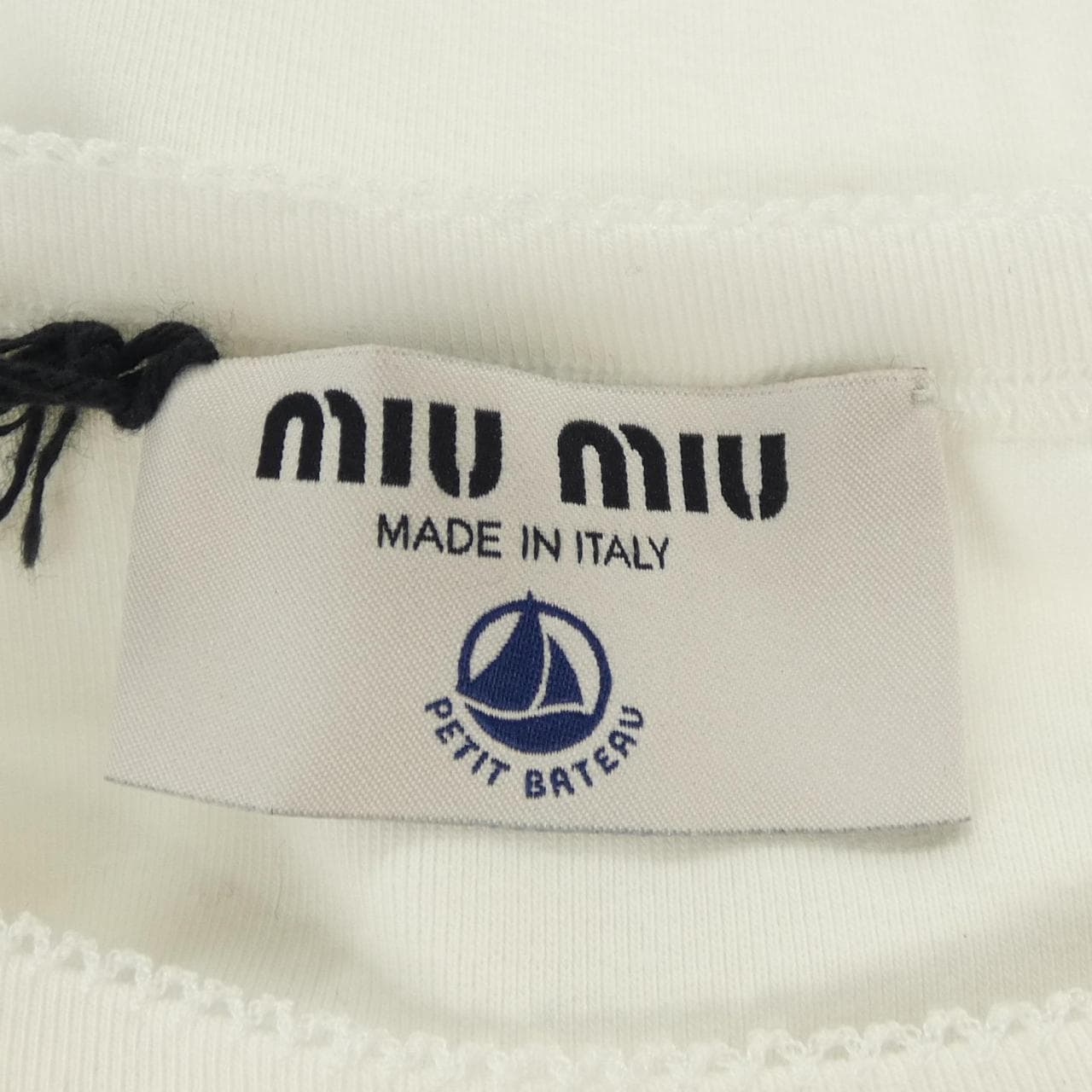 ミュウミュウ MIU MIU PETIT BATEAU MJN563 SOOO 16J8 Tシャツ