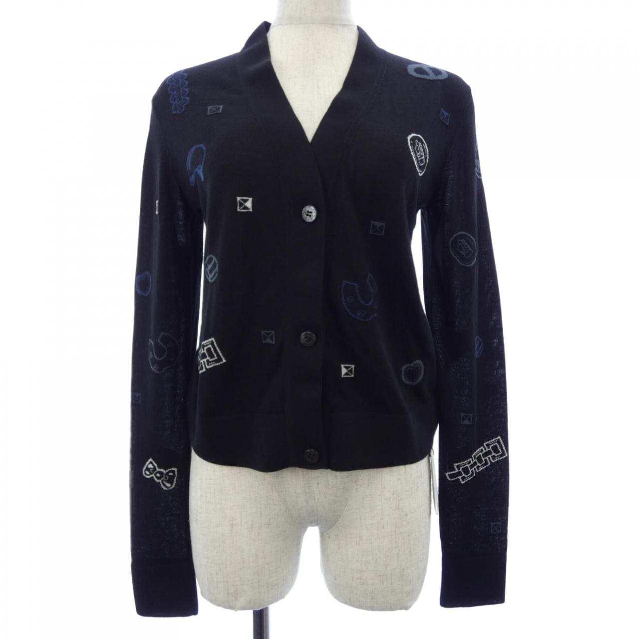 エルメス HERMES キャンディリブリスバンダナ 5H2729D3 カーディガン