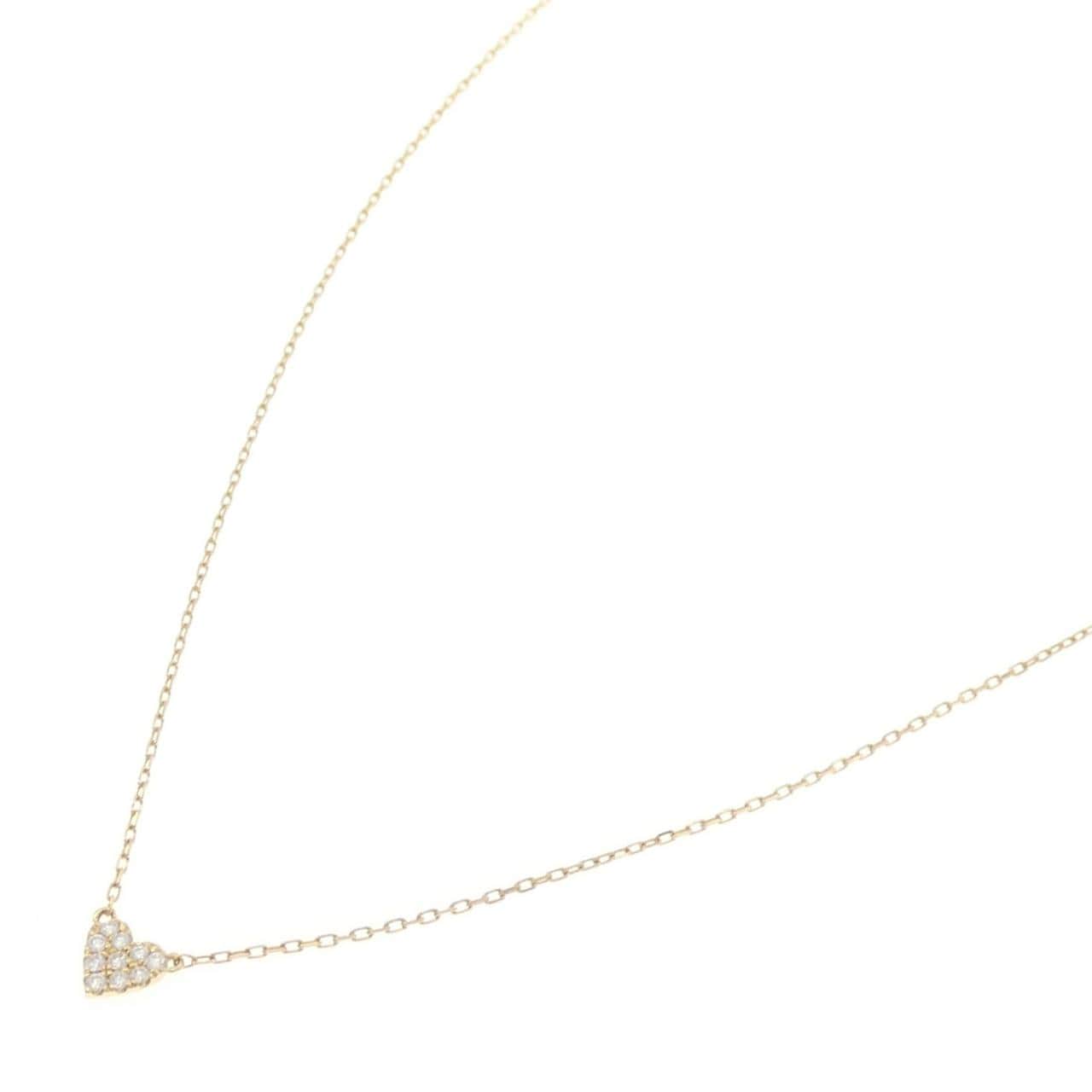 アーカー ハートパヴェ ネックレス 0.05CT