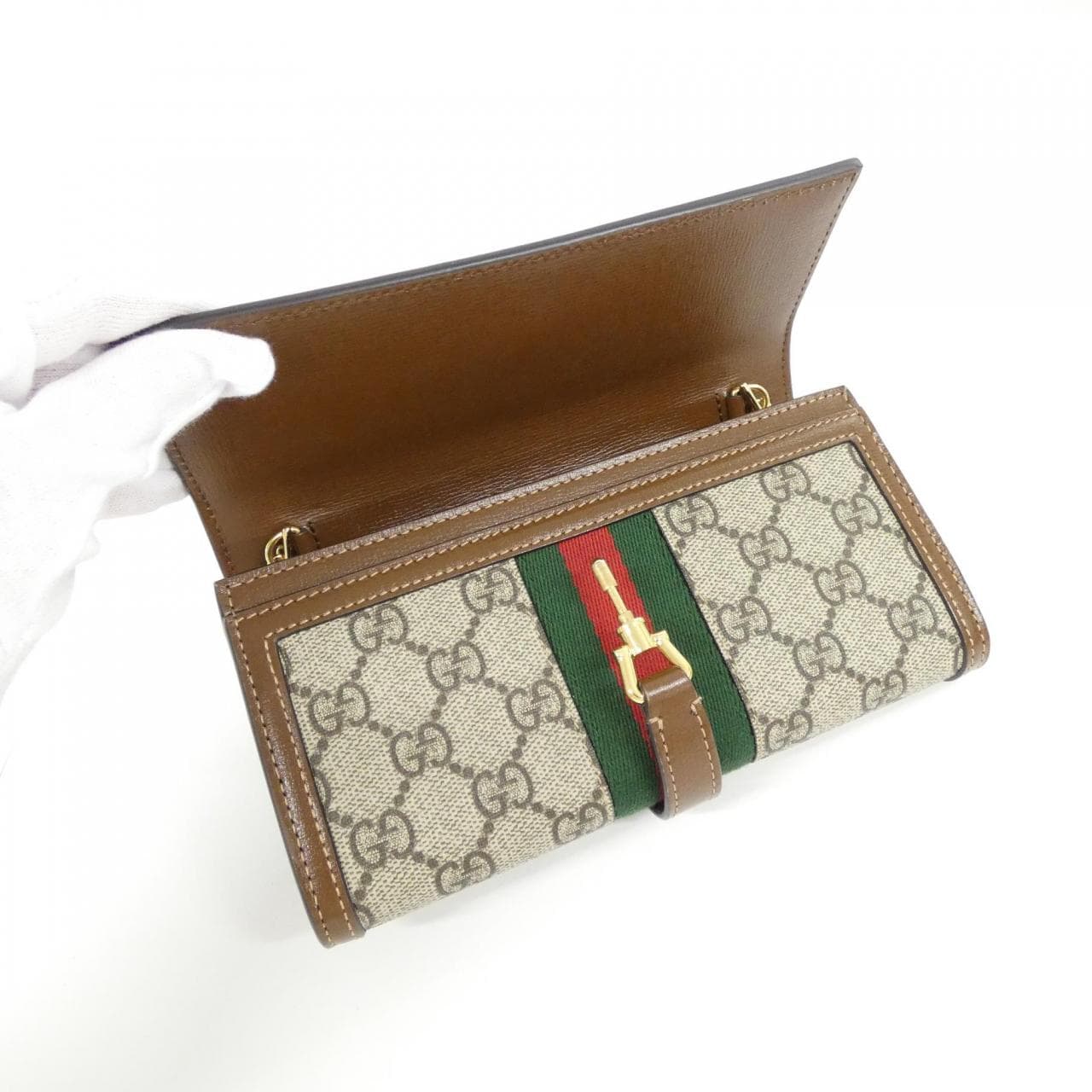 Gucci Jackie 1961 652681 HUHHG Chain Wallet