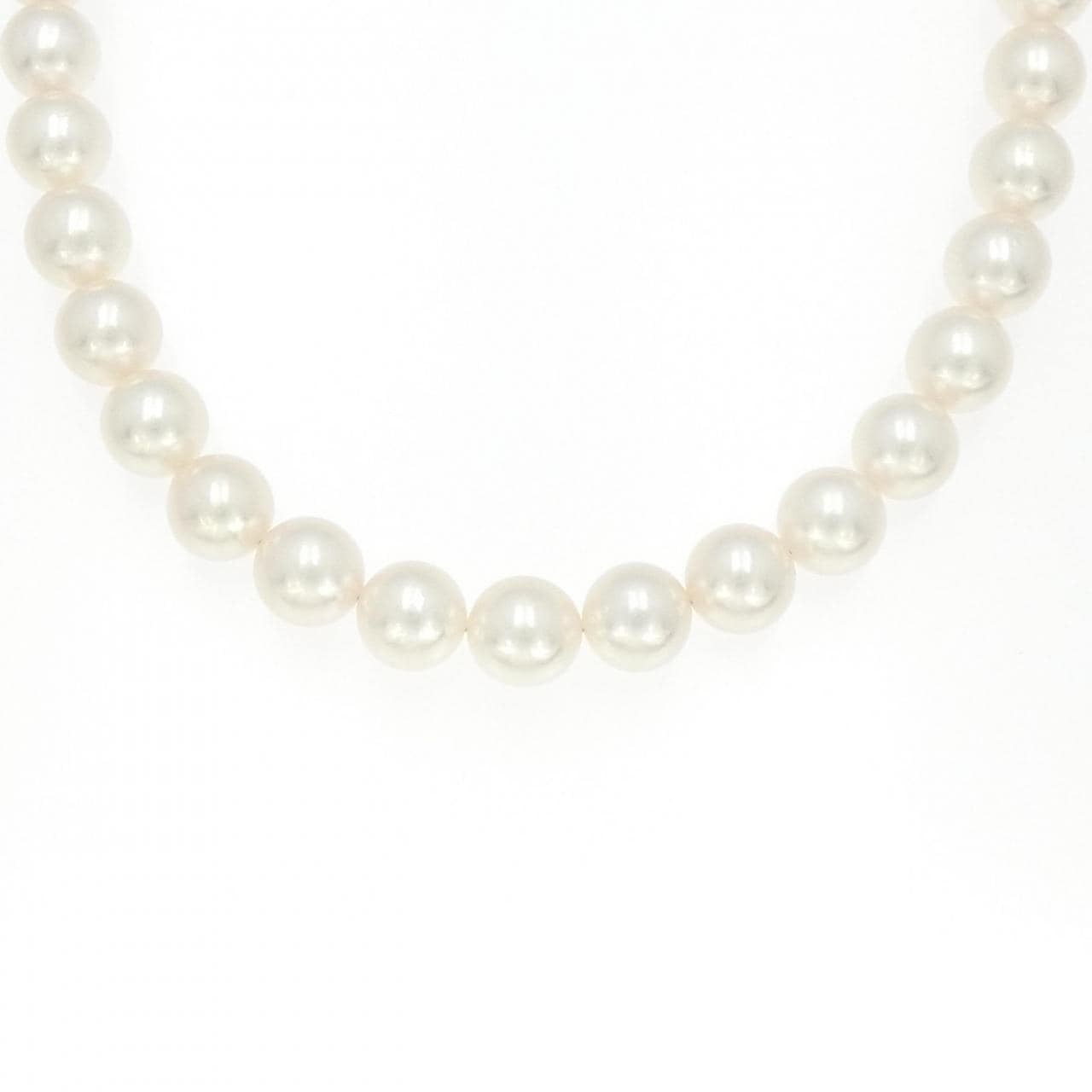 シルバークラスプ アコヤパール ネックレス 9-9.5mm