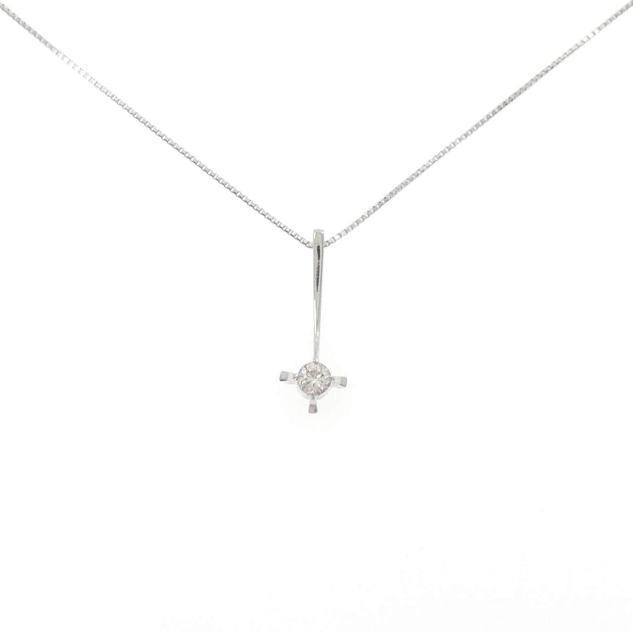 PT900/PT850 ダイヤモンド ネックレス 0.12CT