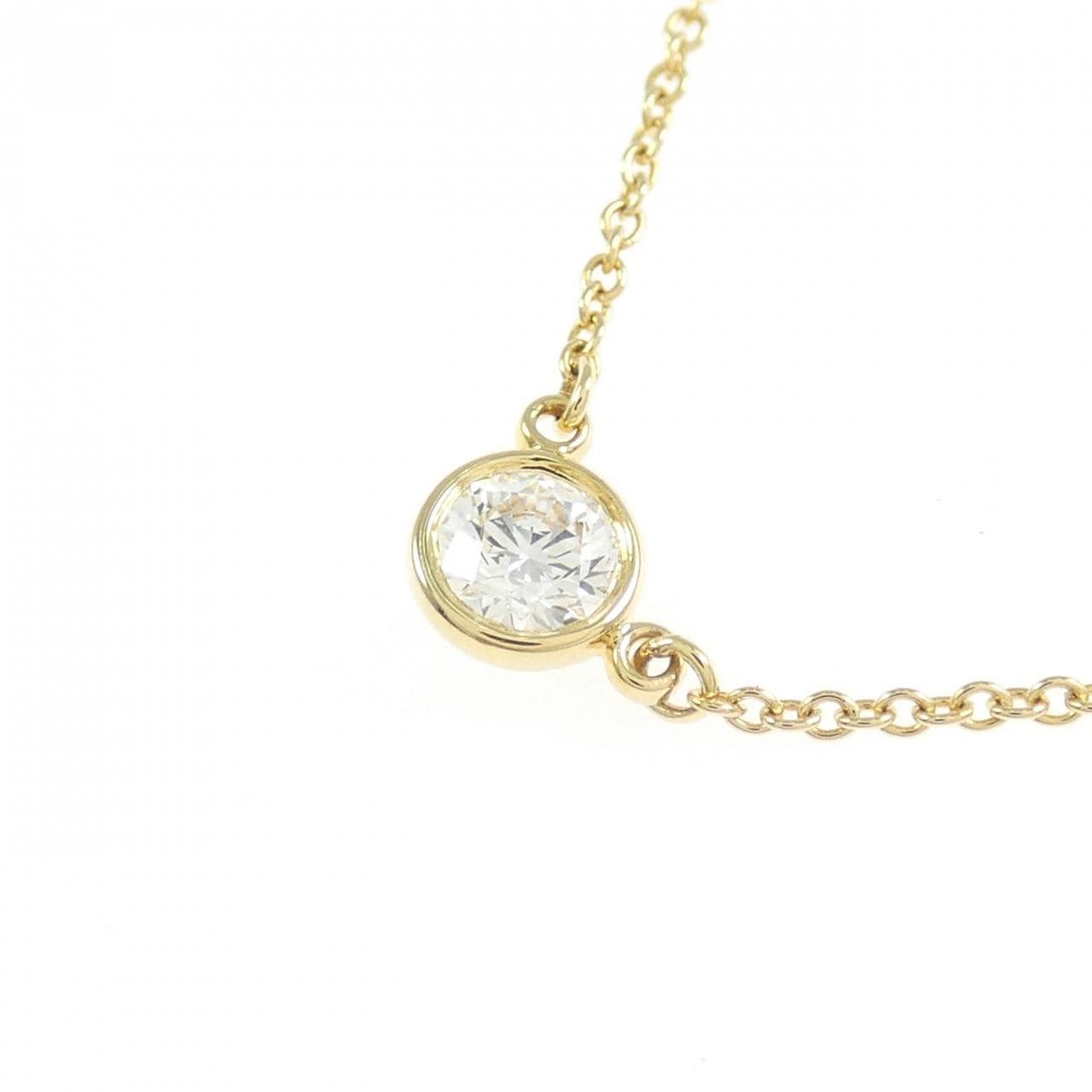 ティファニー バイザヤード ネックレス 0.19CT G VVS2 EXT