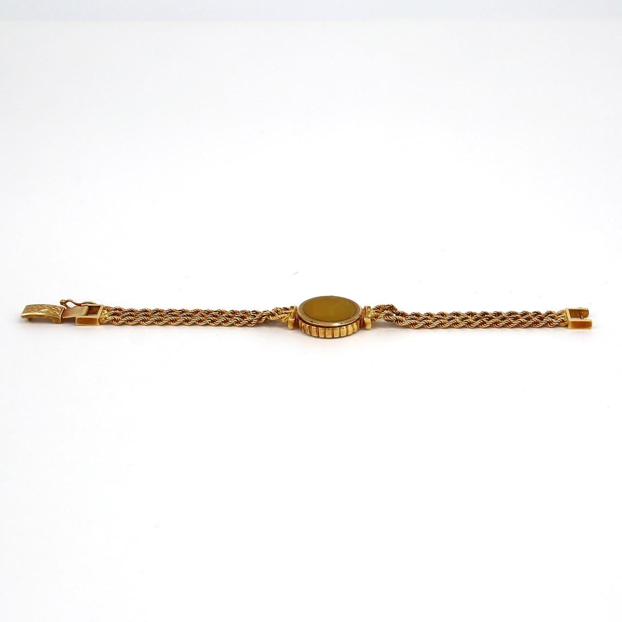 【ノーメンテナンス還元価格】ウォルサム ラウンドケース YG/D 91550.52 YG クォーツ