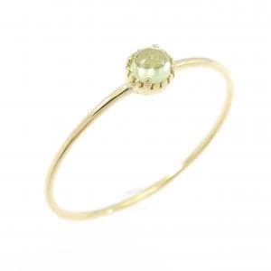 K18YG ペリドット リング