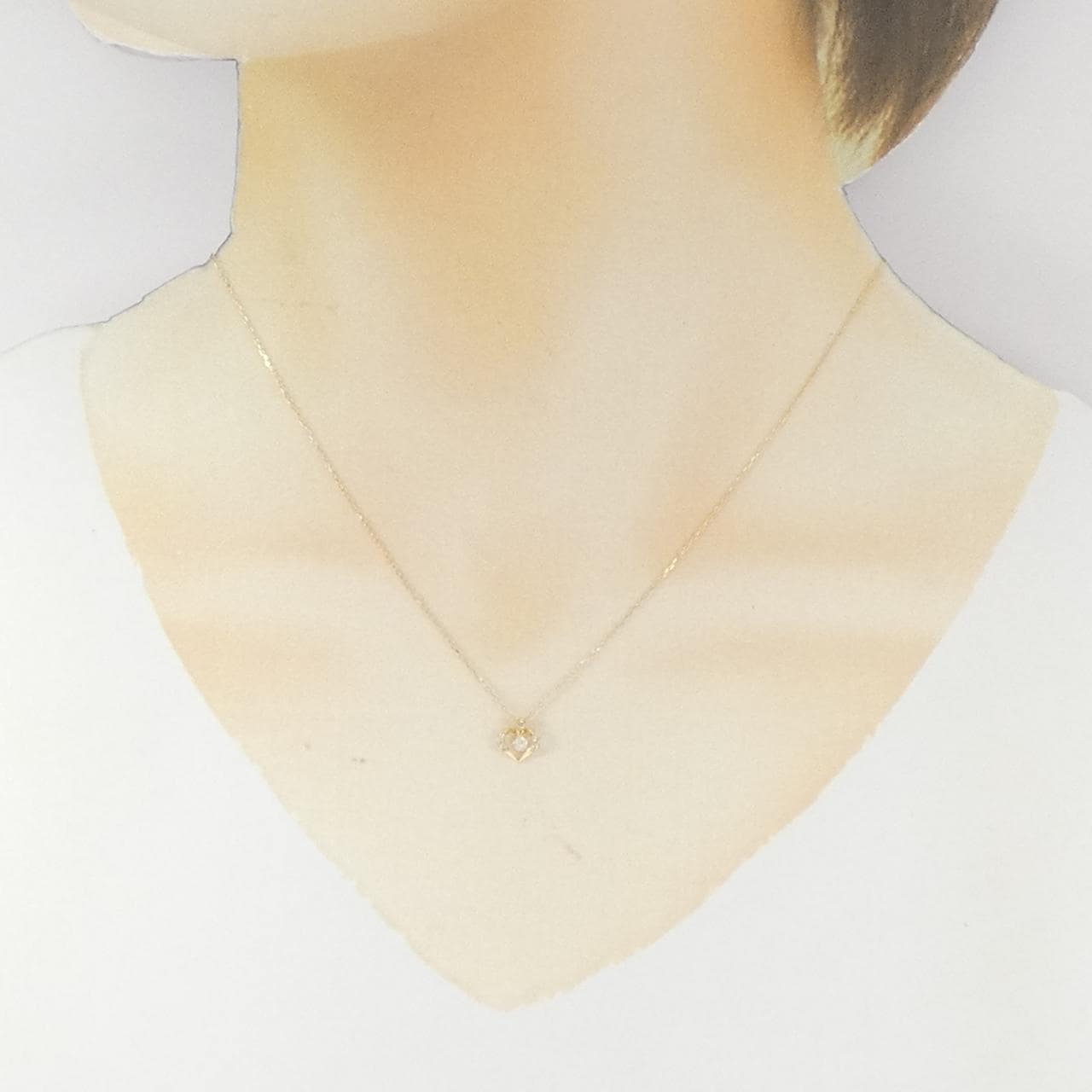 サマンサティアラ ダイヤモンド ネックレス 0.09CT