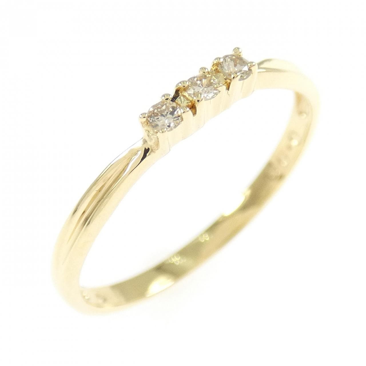 K18YG ダイヤモンド リング 0.05CT