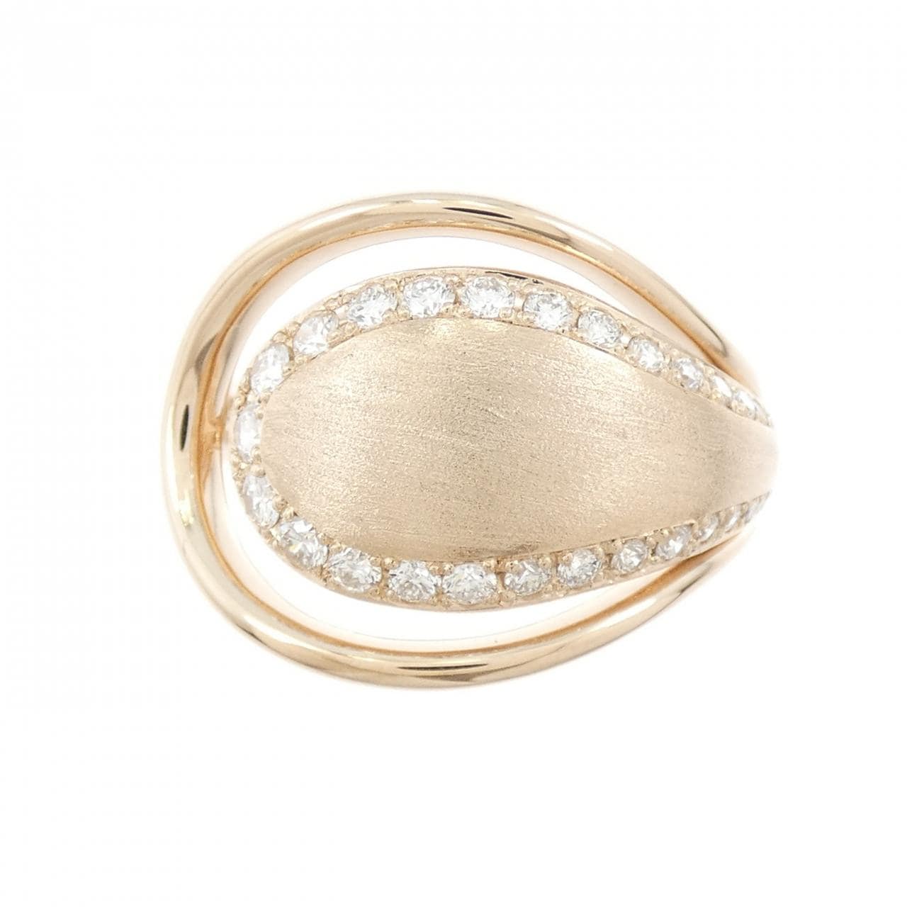 K18PG ダイヤモンド リング 0.41CT