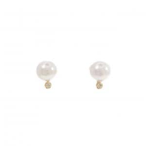 K18YG アコヤパール ピアス 6mm