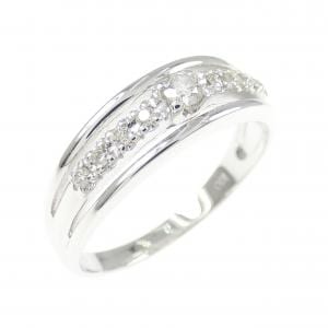 K10WG ダイヤモンド リング 0.14CT