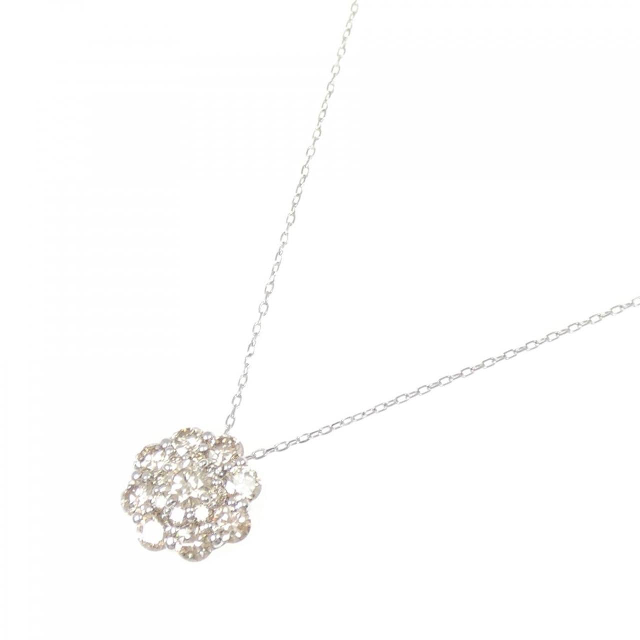 PT950 ダイヤモンド ネックレス 0.80CT