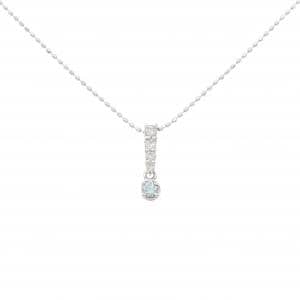 K18WG ダイヤモンド ネックレス 0.15CT