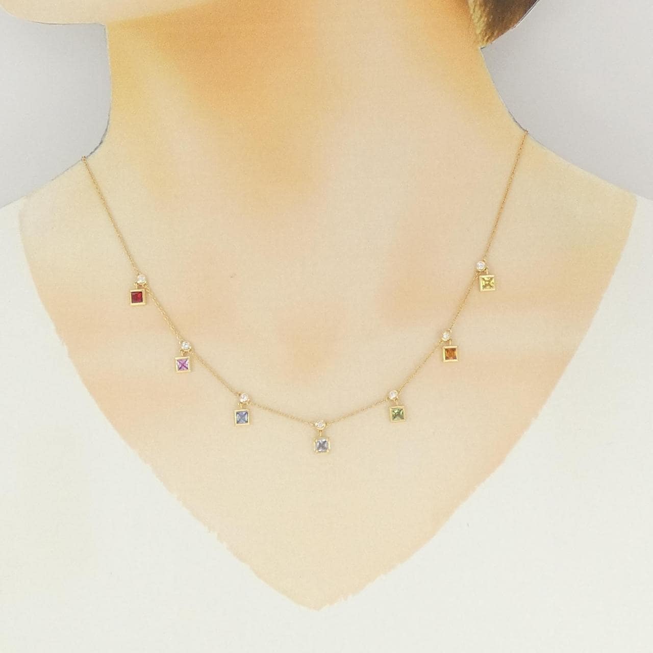 ミラモア サファイヤ ネックレス 1.24CT