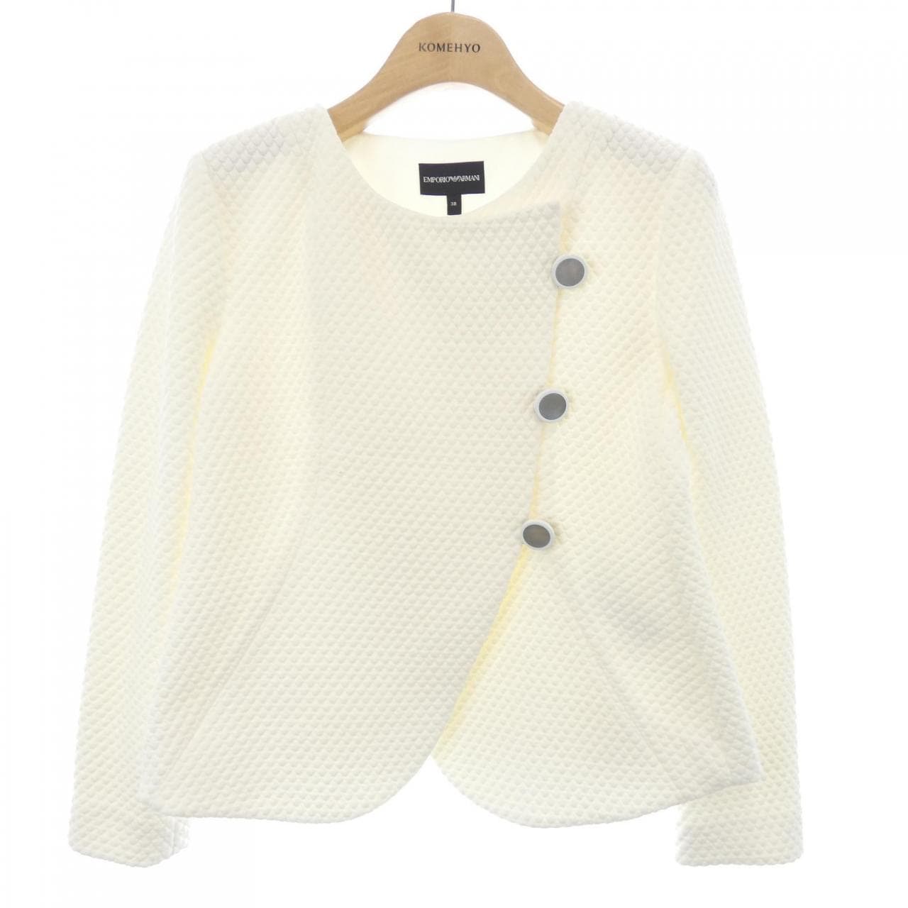 エンポリオアルマーニ EMPORIO ARMANI ノーカラージャケット