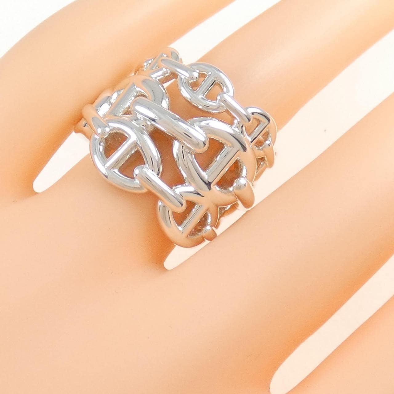 HERMES Chène d&#39;Angle Anchenée Ring