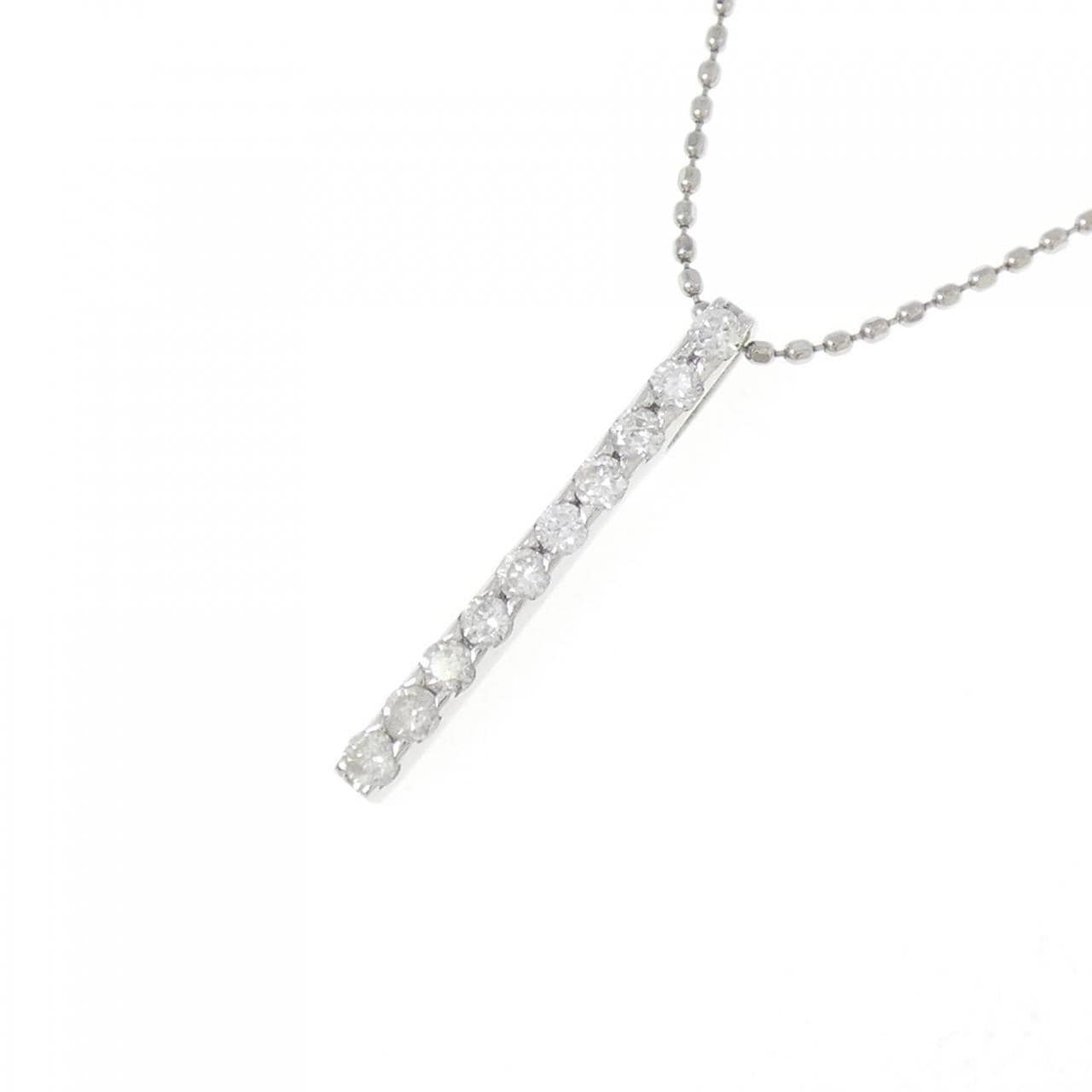 K14WG/K18WG ダイヤモンド ネックレス 0.20CT
