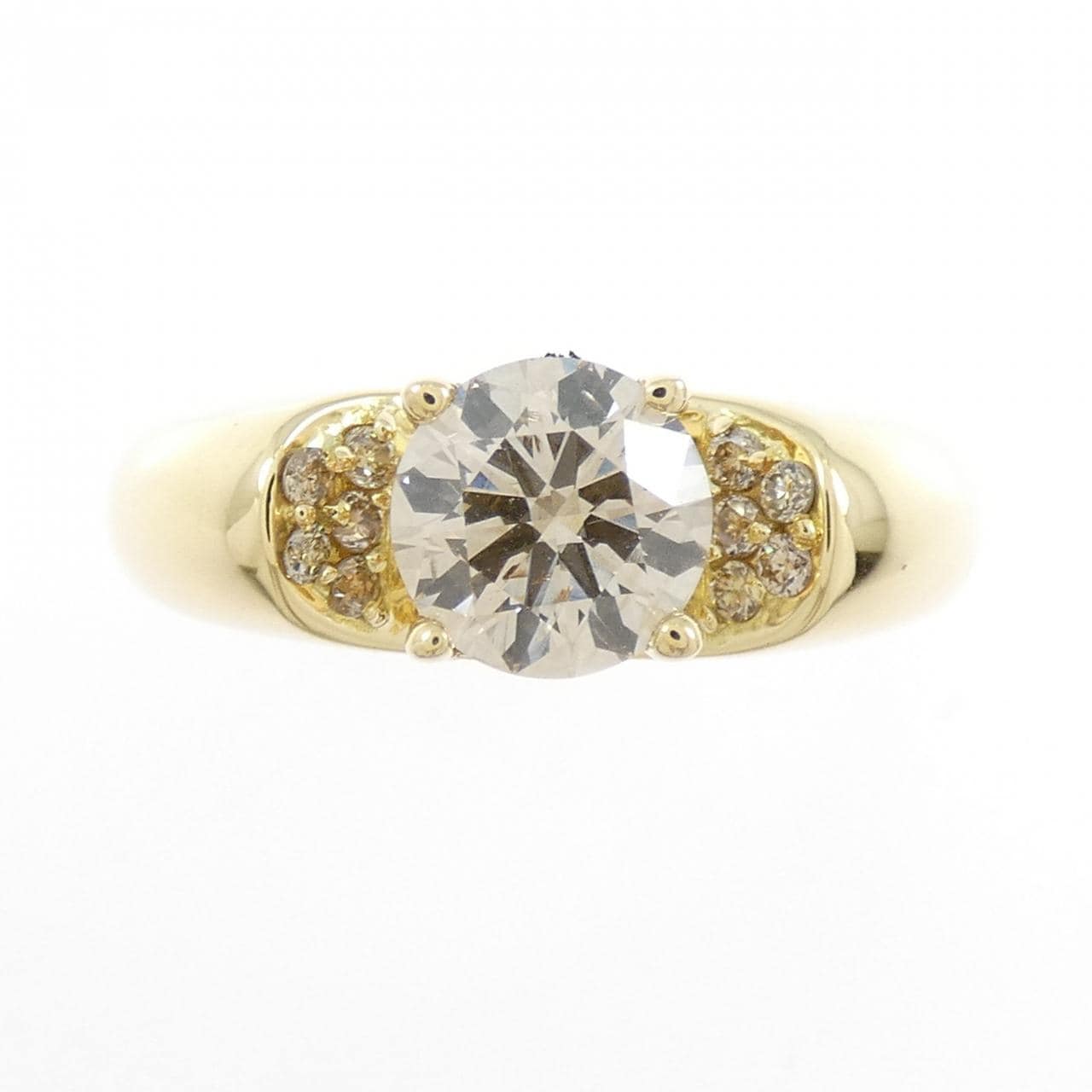 K18YG ダイヤモンド リング 1.02CT