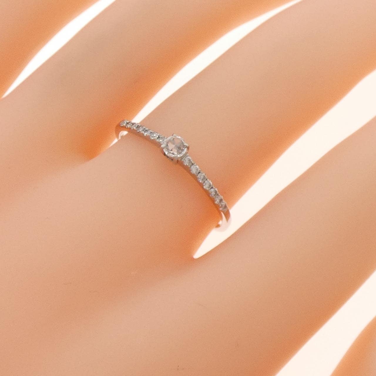 PT950 ダイヤモンド リング 0.11CT