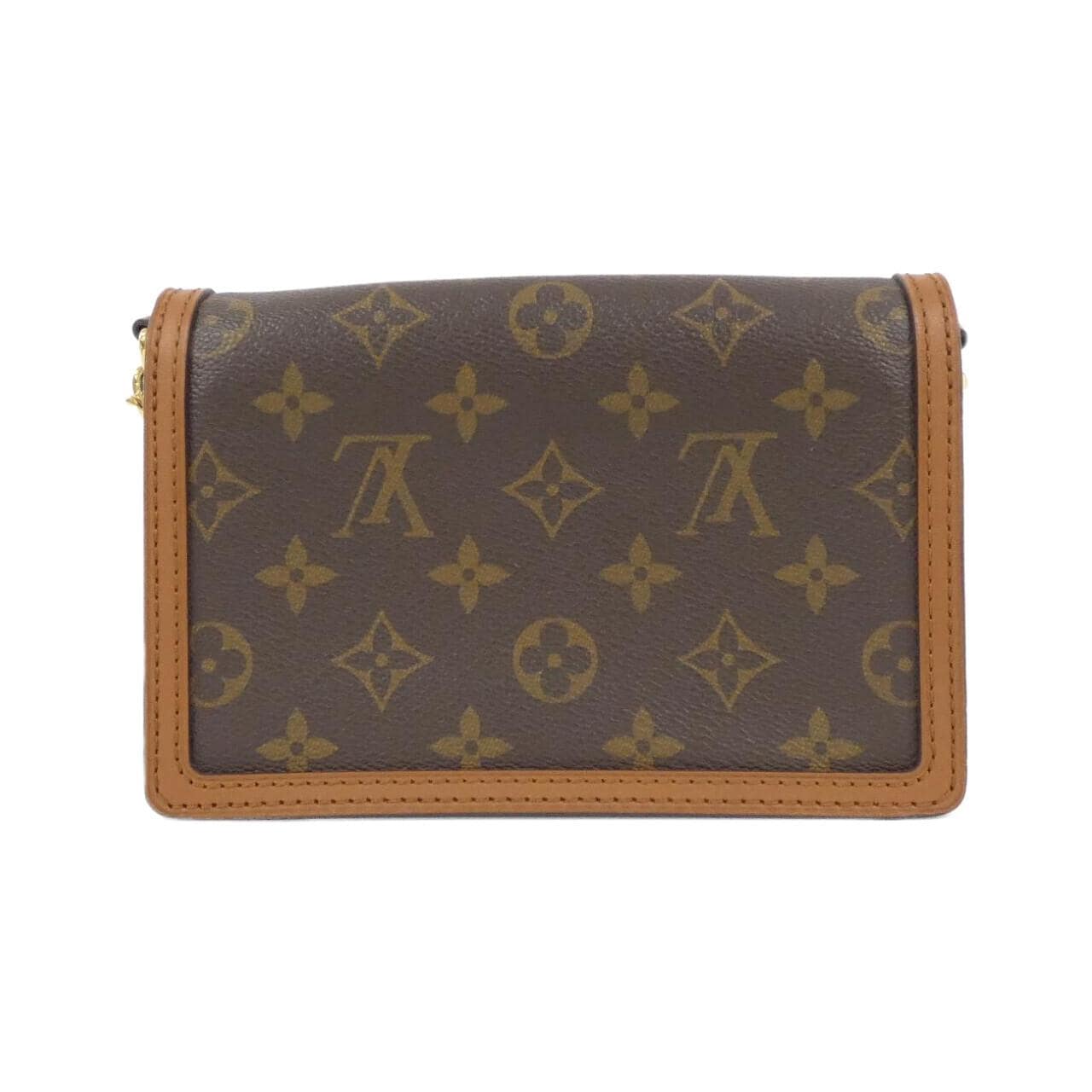 LOUIS VUITTON Monogram Portefeuille Dauphine M68746 链条钱包
