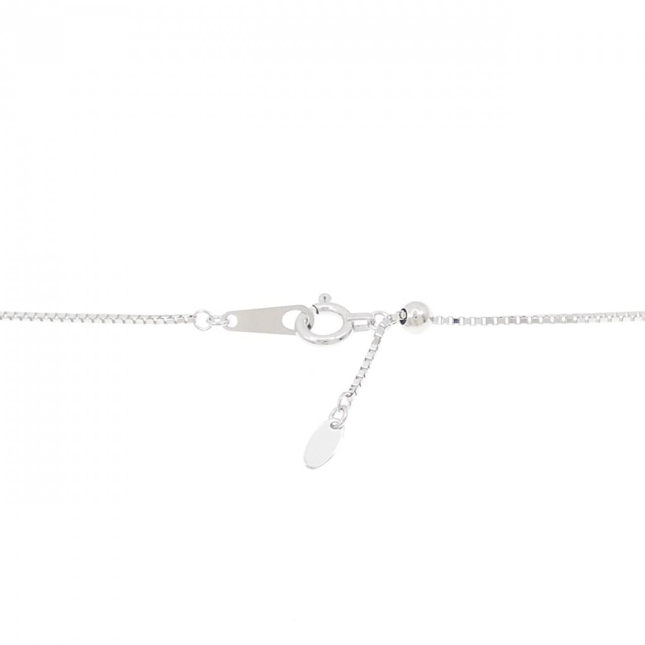 K18WG ダイヤモンド ネックレス 0.50CT