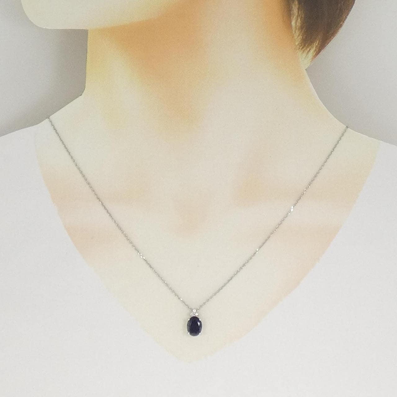 ジーエスティービー アイオライト ネックレス 1.00CT