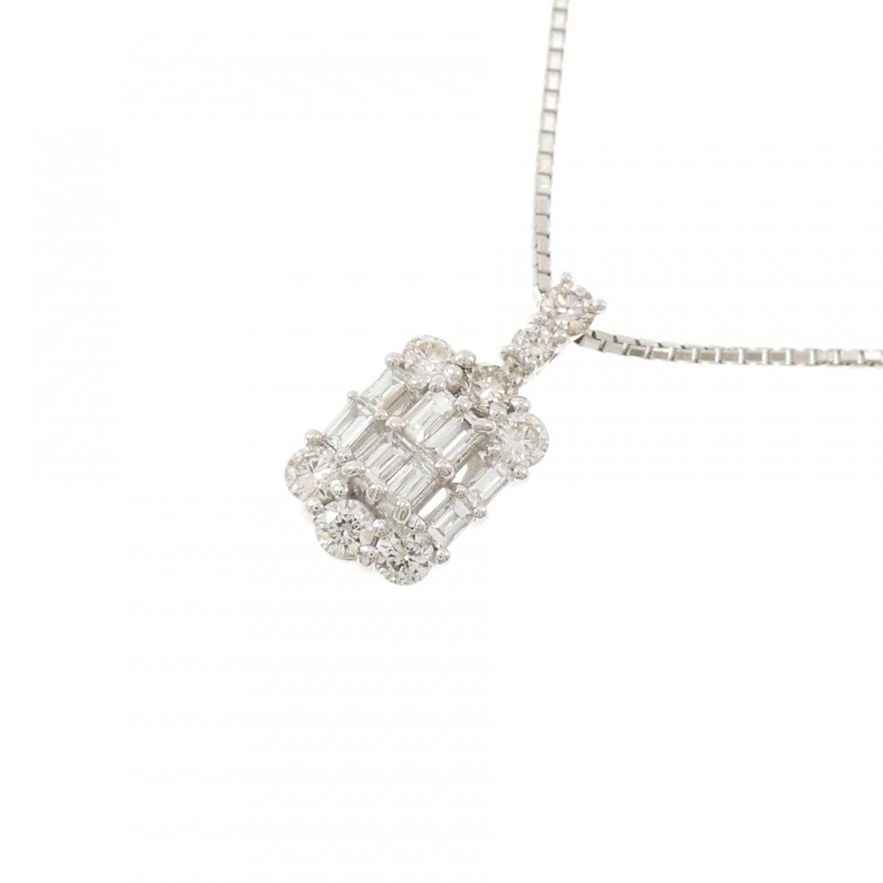 PT900/PT850 ダイヤモンド ネックレス 0.50CT