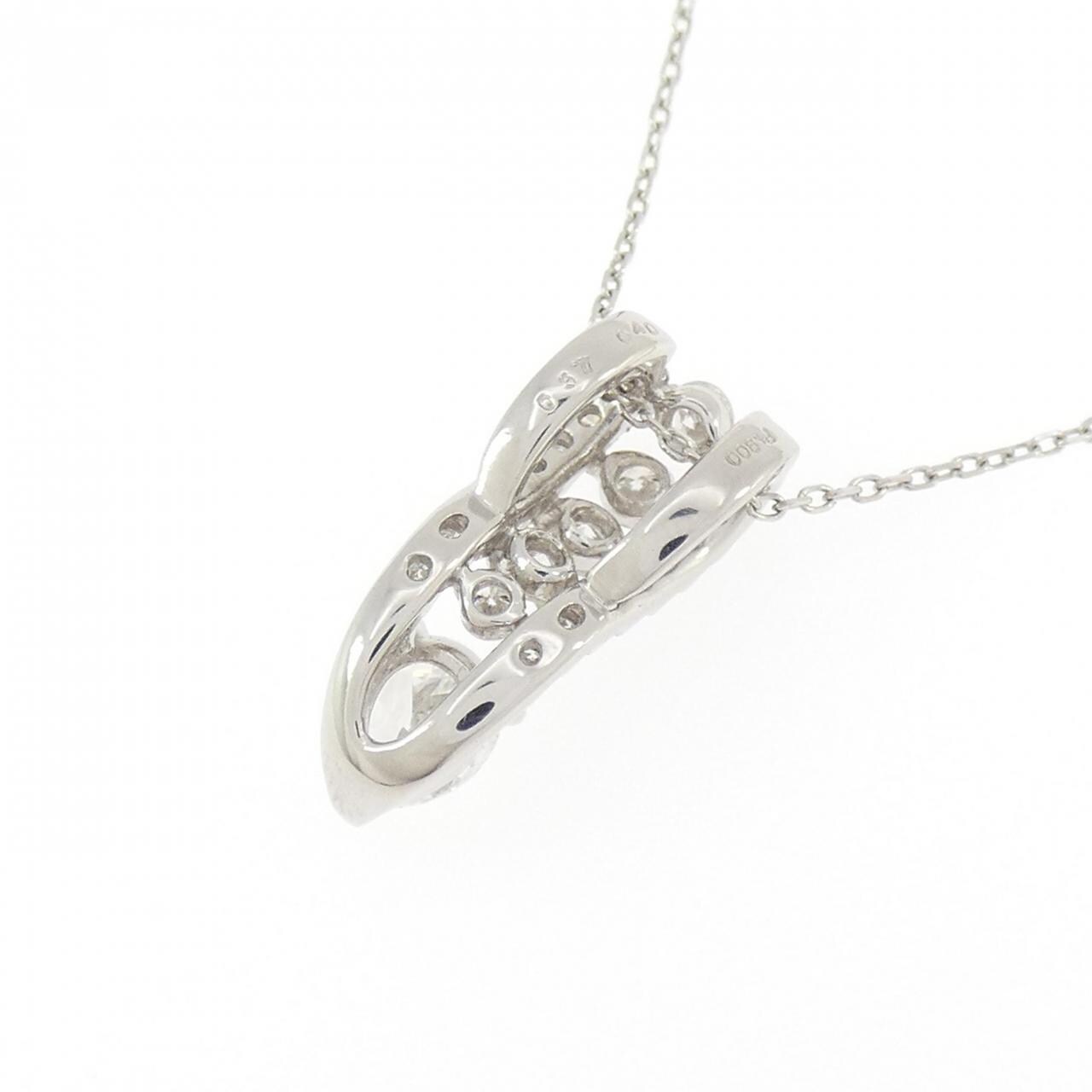 PT900/PT850 ダイヤモンド ネックレス 0.37CT