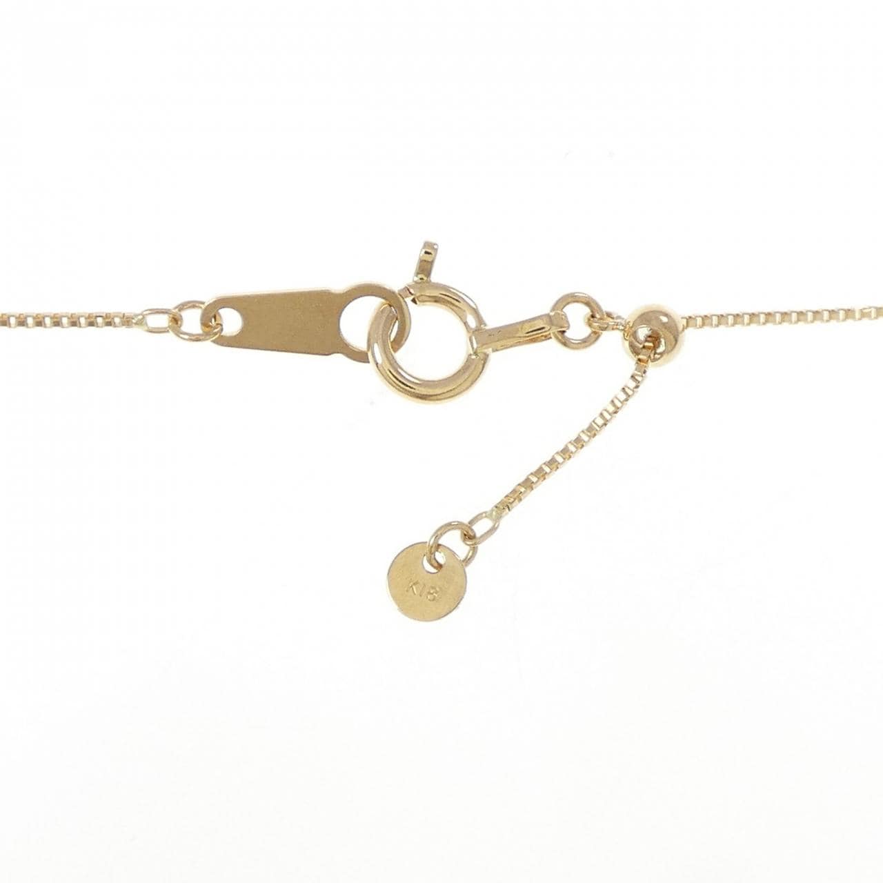 K18YG トルマリン ネックレス 0.07CT