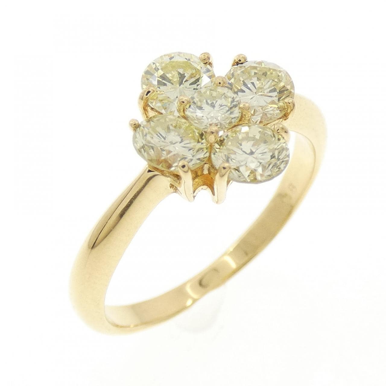 K18YG ダイヤモンド リング 1.18CT