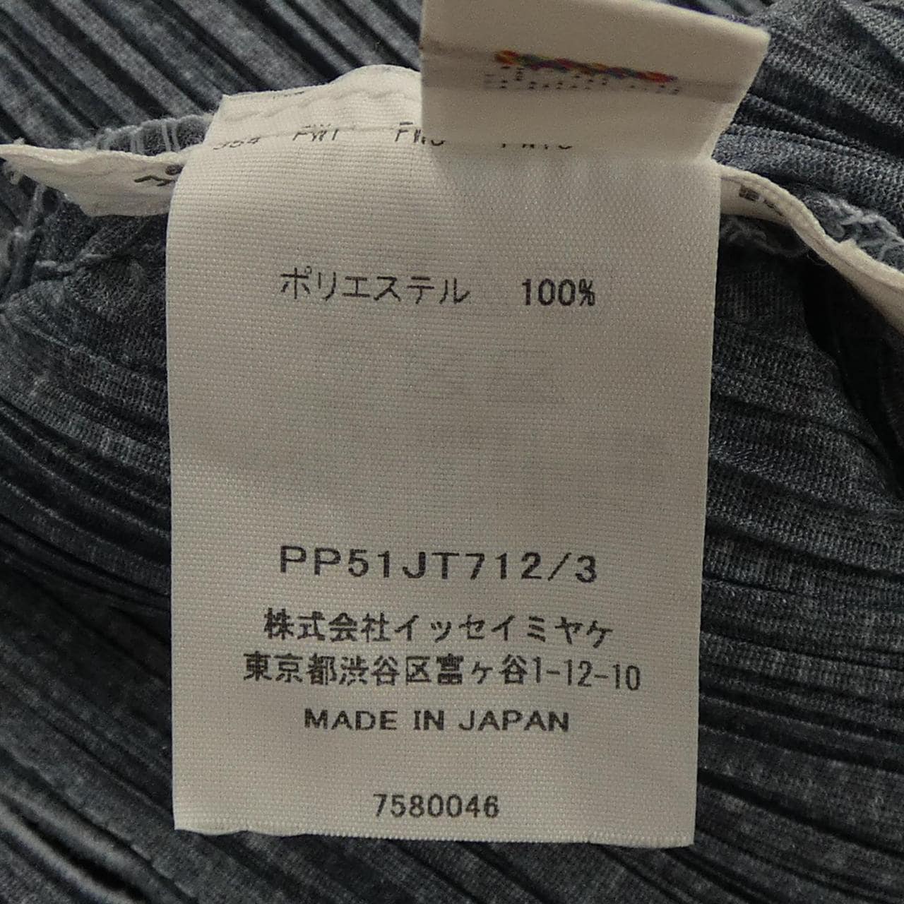 プリーツプリーズ PLEATS PLEASE 2025　GRAINY COLORS PP51JT712 7580046 トップス