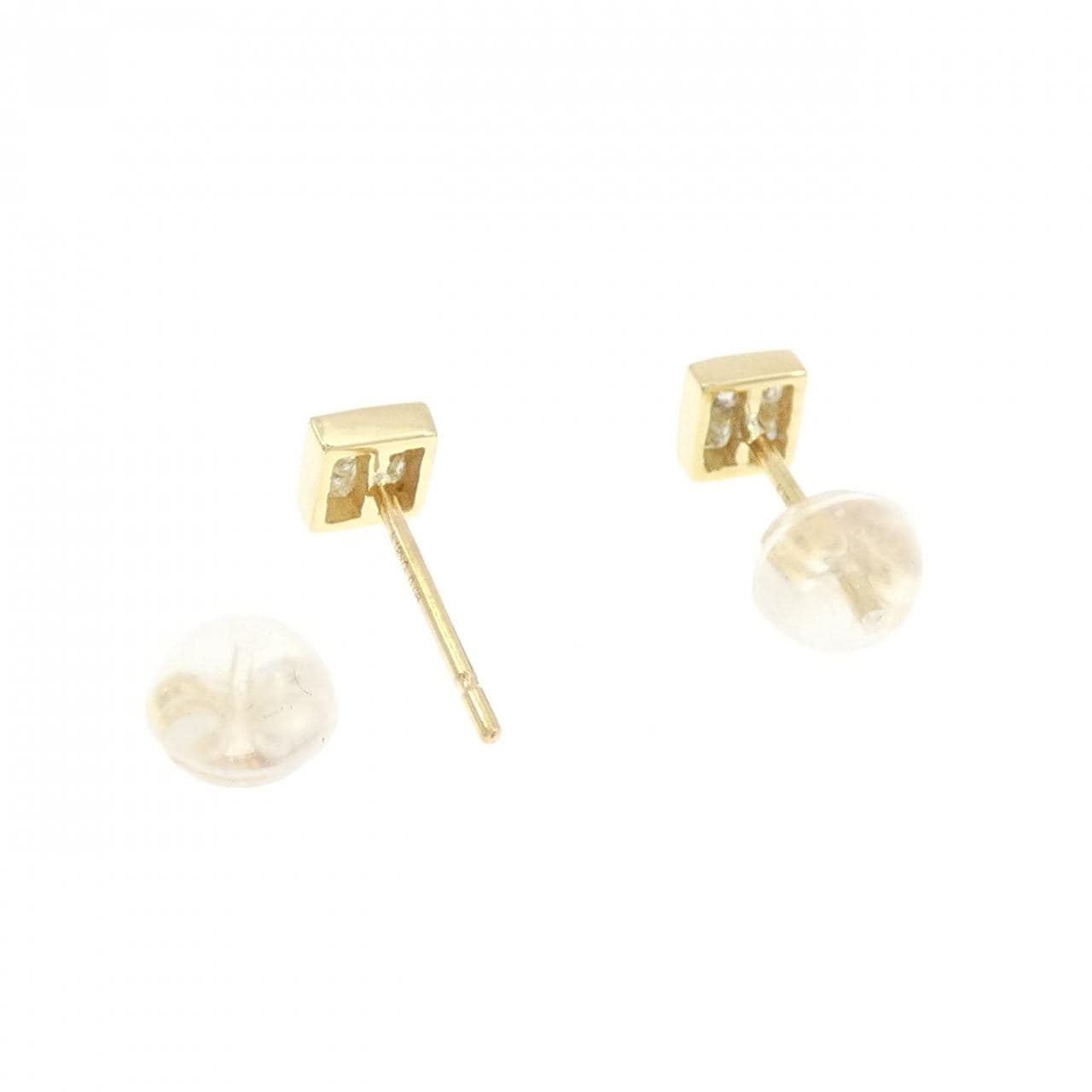 K18YG ダイヤモンド ピアス 0.16CT