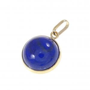 K18YG ラピスラズリ ペンダント 4.38CT