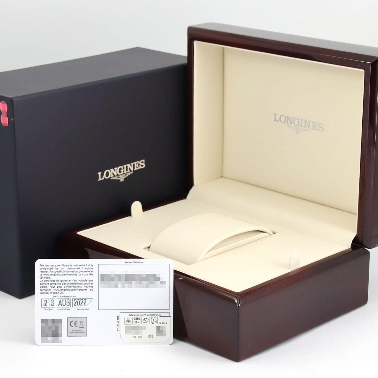 [BRAND NEW] LONGINES Master Collection・12P L2.628.4.97.6 SS Automatic