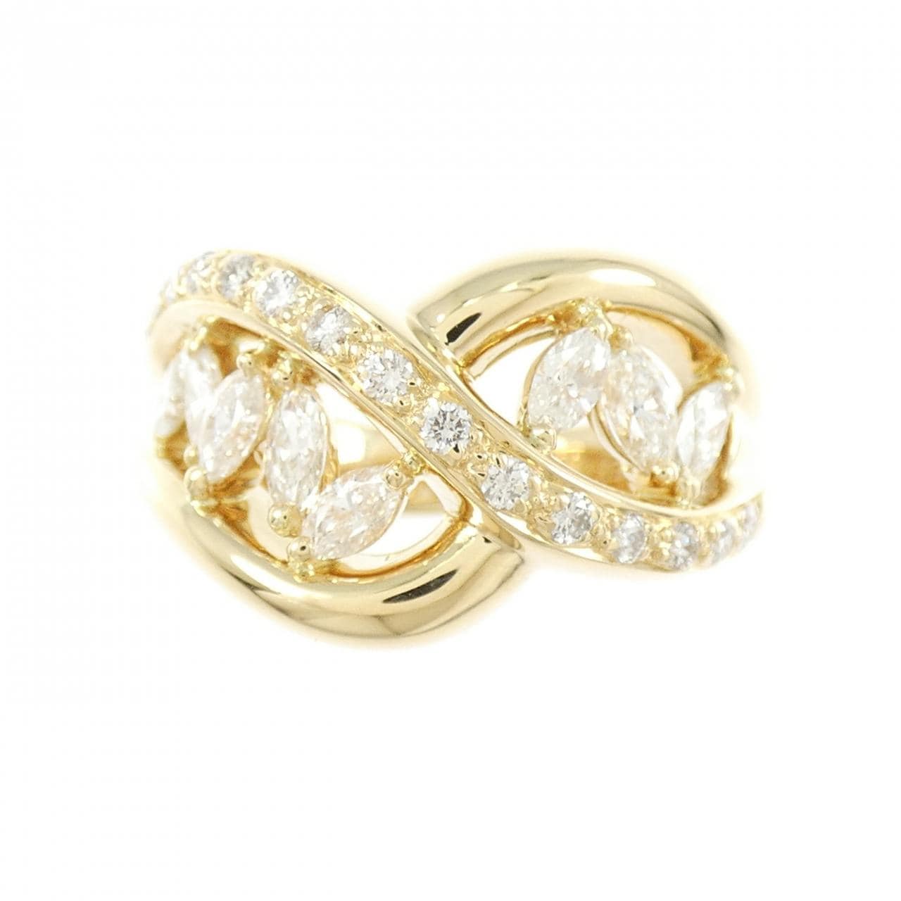 K18YG ダイヤモンド リング 0.63CT