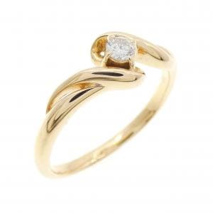 K18YG ダイヤモンド リング 0.08CT