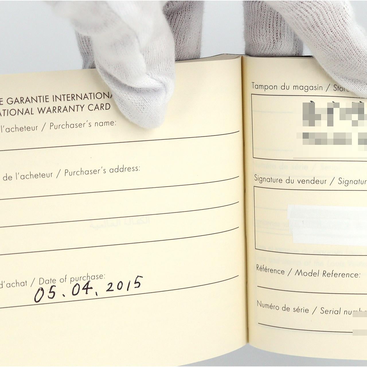 【ノーメンテナンス還元価格】ルイヴィトン タンブールダミエブラック Q1D00 SS クォーツ