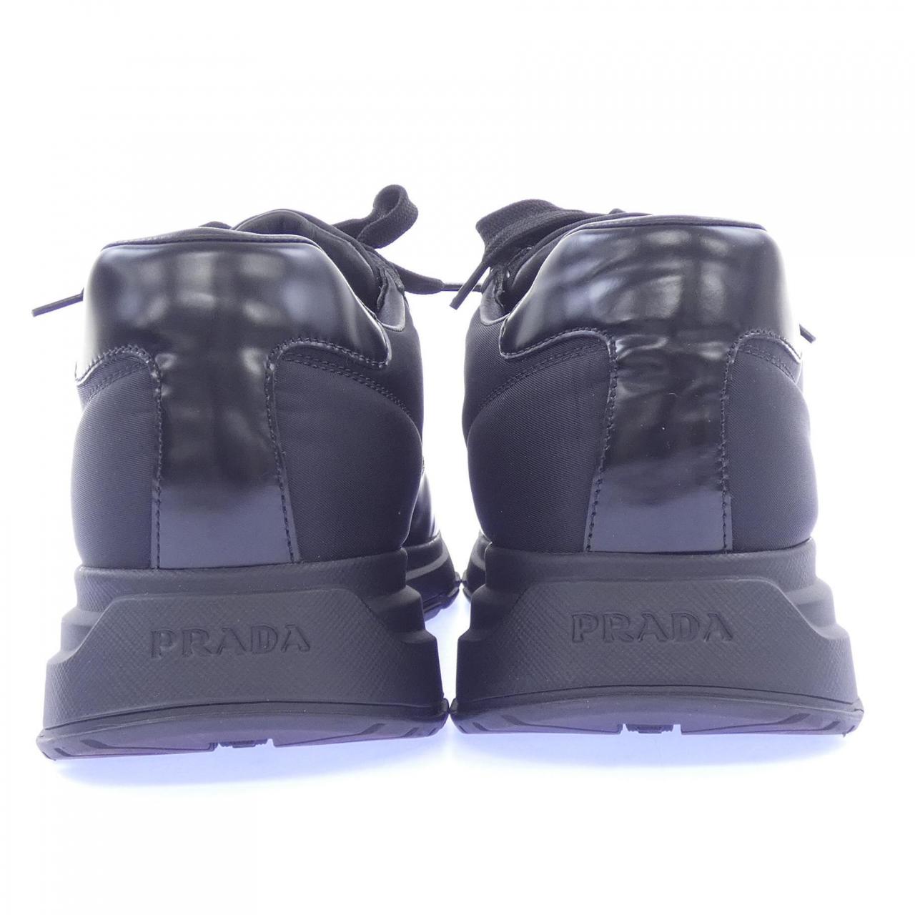 プラダ PRADA ブラッシュドレザースニーカー 2EE369 トライアングルロゴ スニーカー
