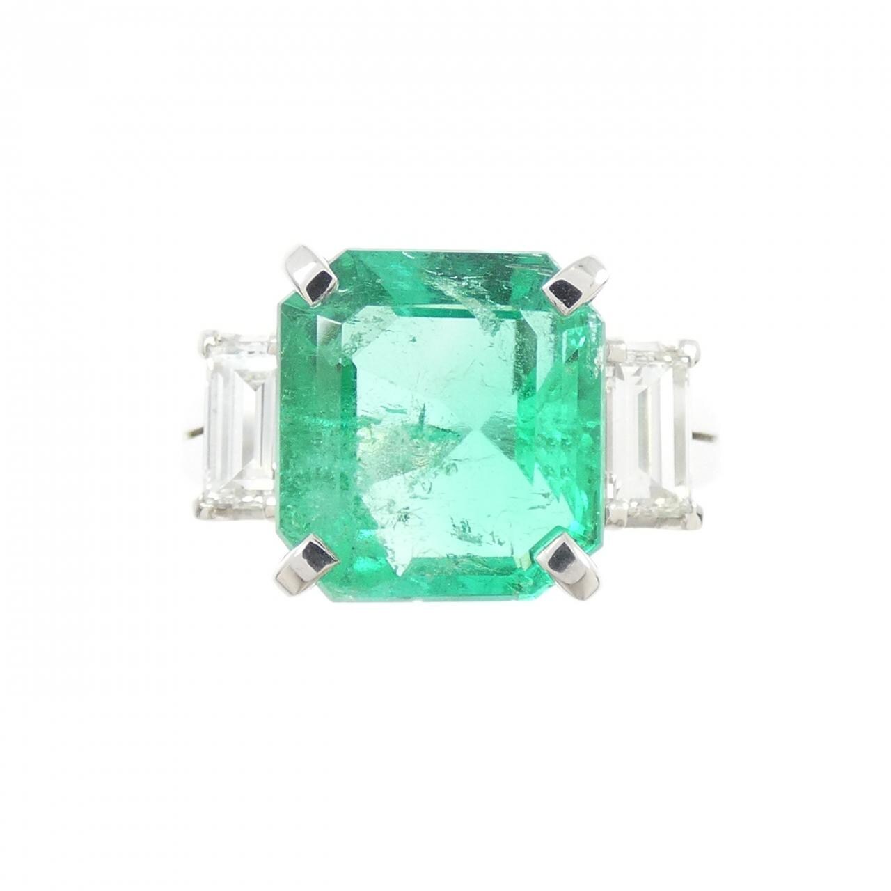 PT900 エメラルド リング 3.12CT