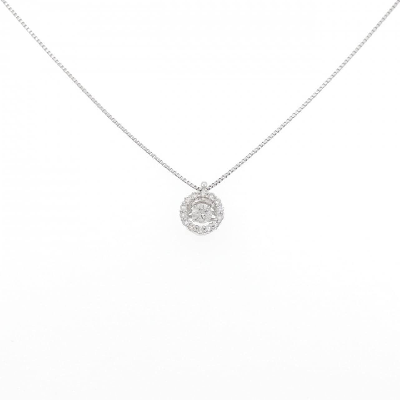 PT900/PT850 ダイヤモンド ネックレス 0.233CT
