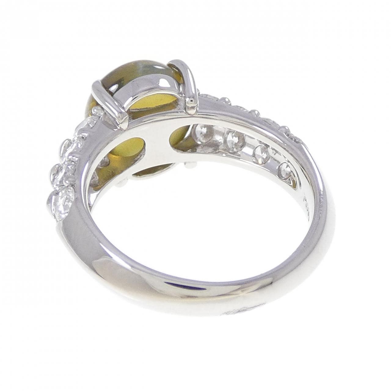 PT900 クリソベリルキャッツアイ リング 5.99CT