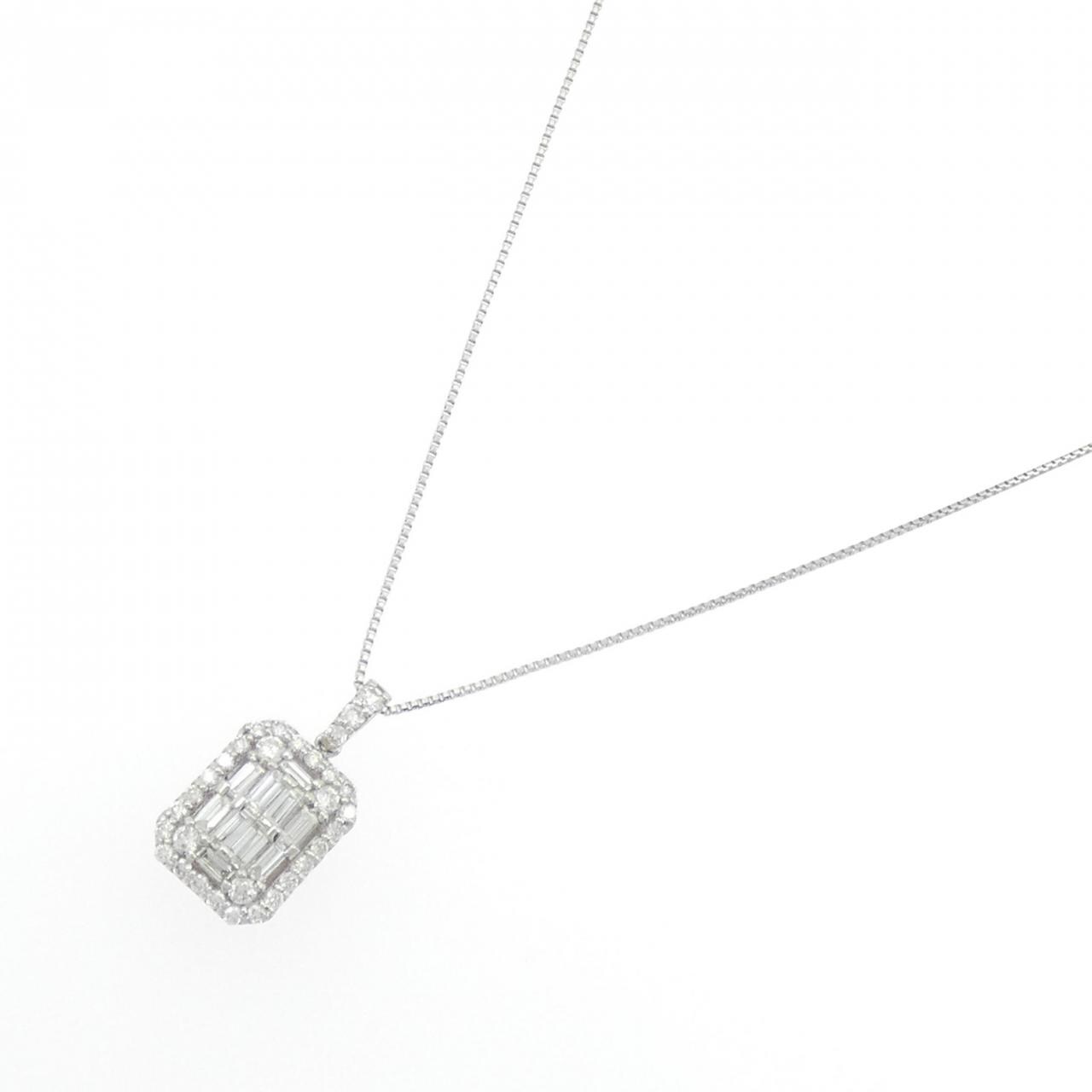[新品] PT900/PT850钻石项链 0.50CT