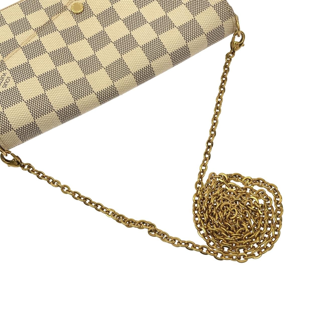 ルイヴィトン ダミエ アズール ポシェット フェリシー N63106 ショルダーバッグ