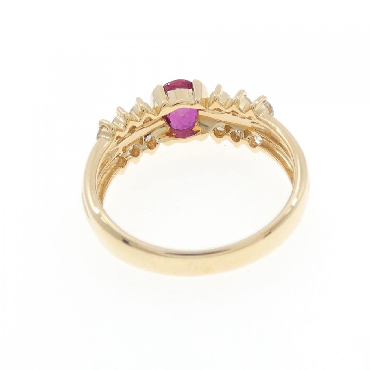 K18YG紅寶石戒指0.56CT