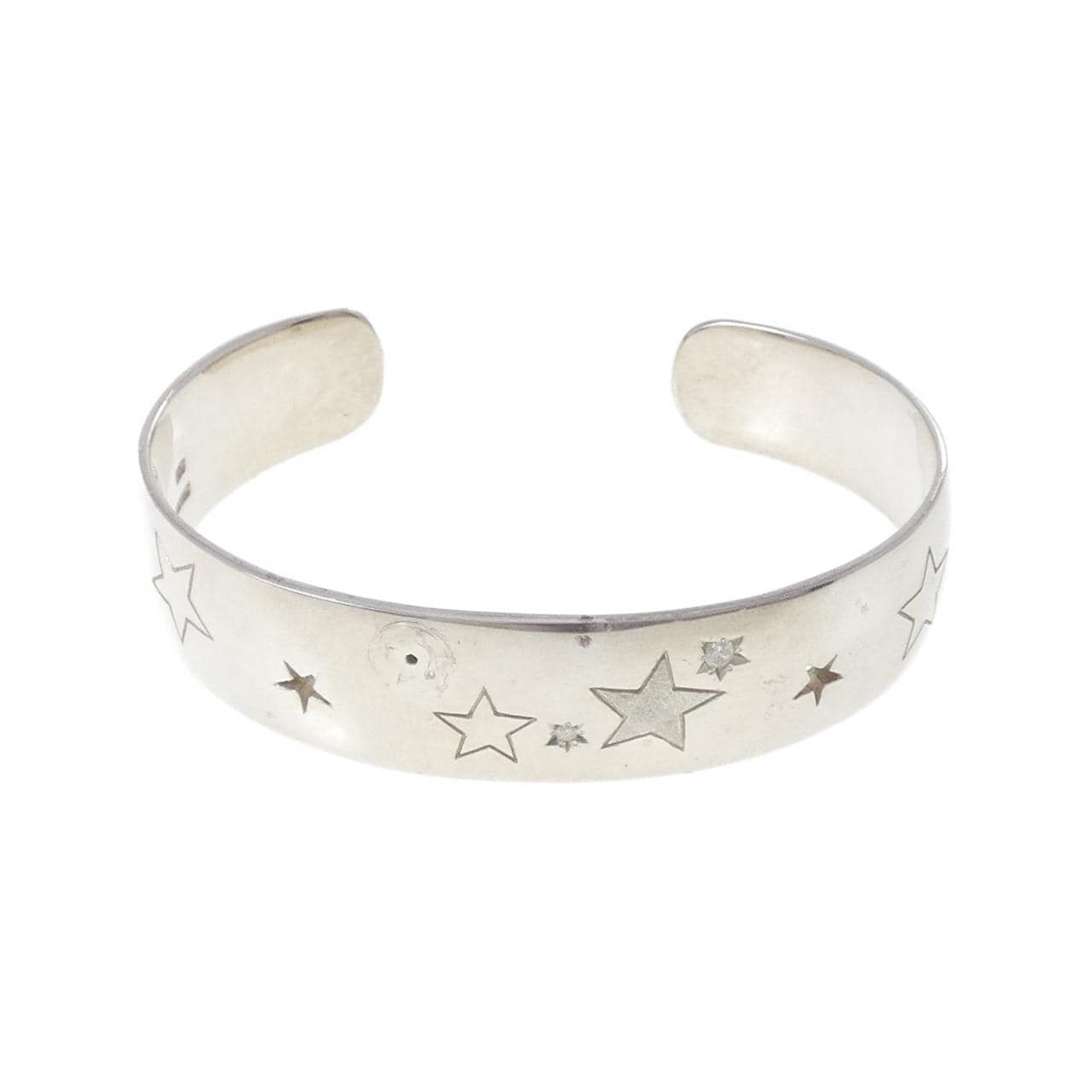 925SV ダイヤモンド バングル